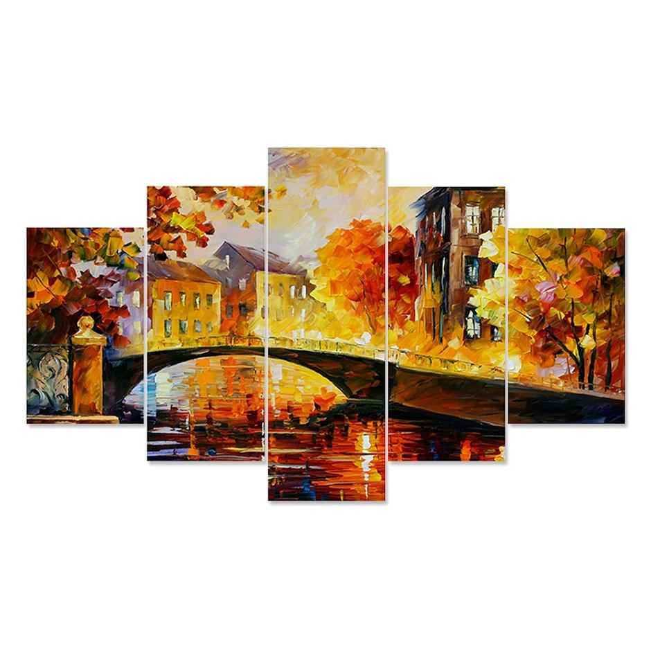 Perpetual Modern Art Wall Decor | Framed Paintings Set | UV Textured