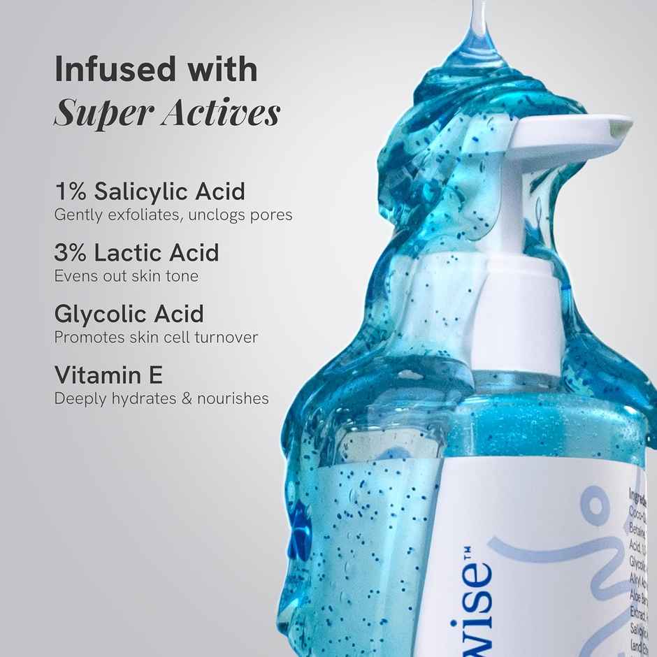 Be Bodywise Detan Exfoliating 5% AHA BHA Body Wash