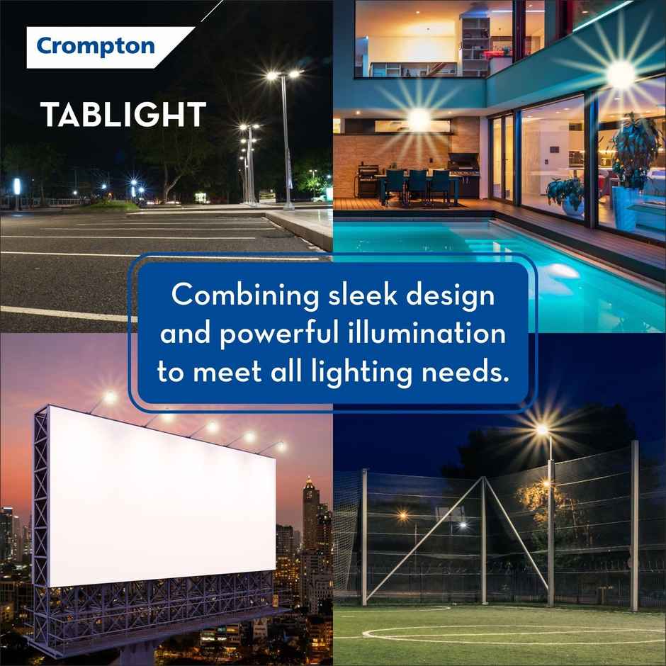 Crompton Flood IP 65 TabLight 10W | Cool White