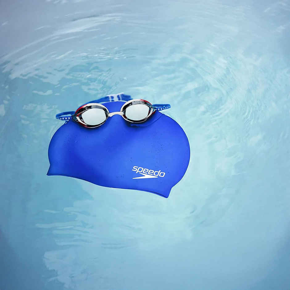 Speedo Junior Swimming Silicone Cap for Boys & Girls (Colour May Vary)
