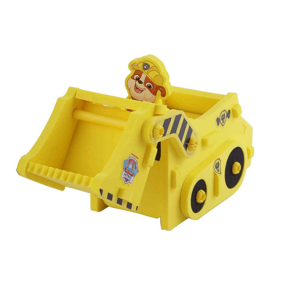 Li'l Wizards Paw Patrol Rubble 3D Build N' Play Diggin' Bulldozer (Ages 3+)