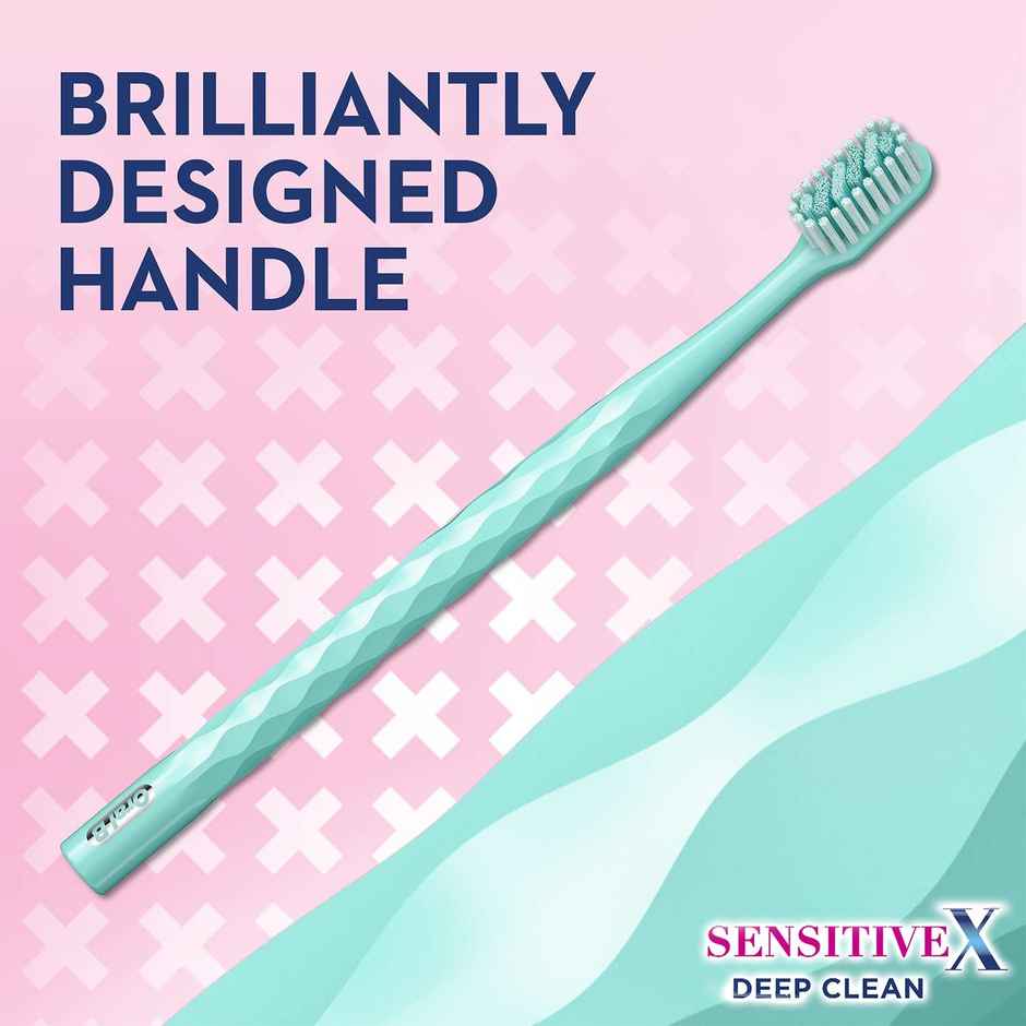 Oral-B Sensitive X Deep Clean� Ultra Soft Bristles & X-Filament Toothbrush Pack of 2