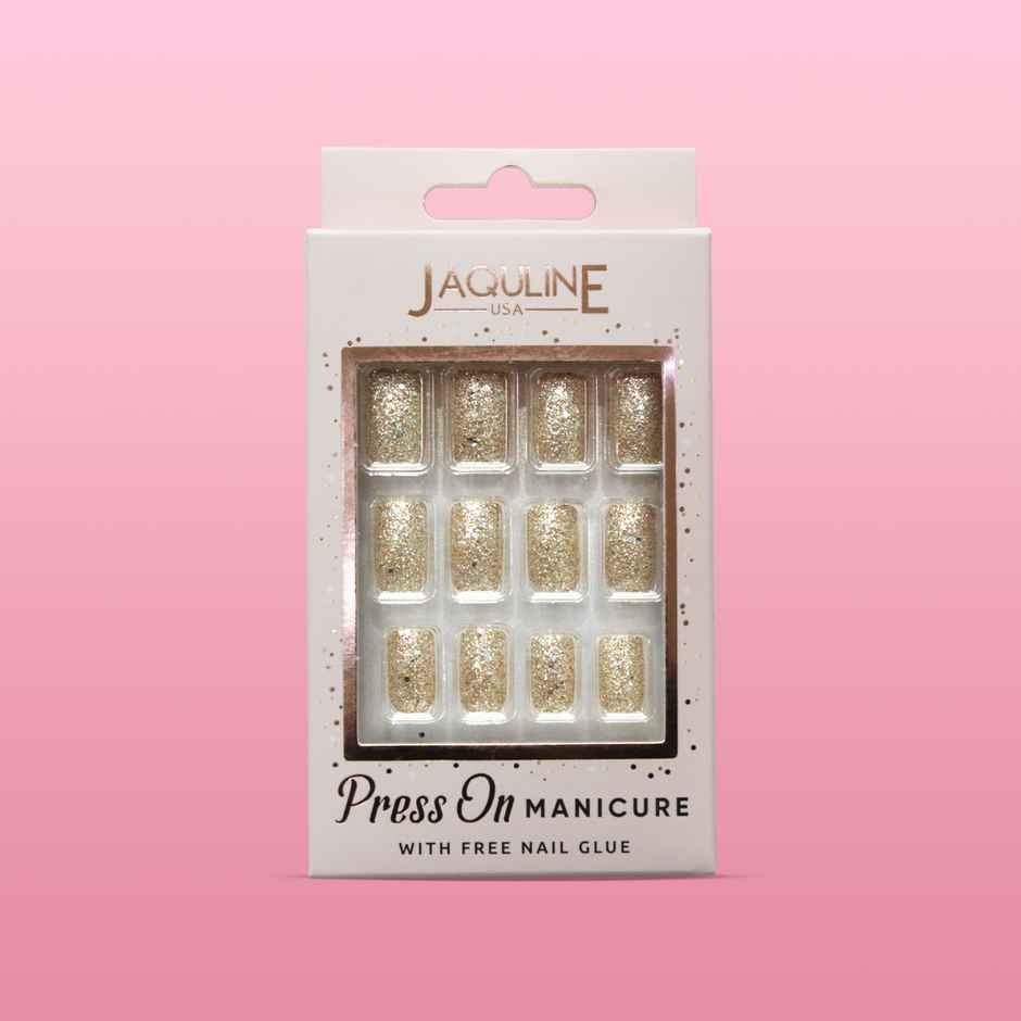 Jaquline USA Pressonmanicure - Golden Glitter