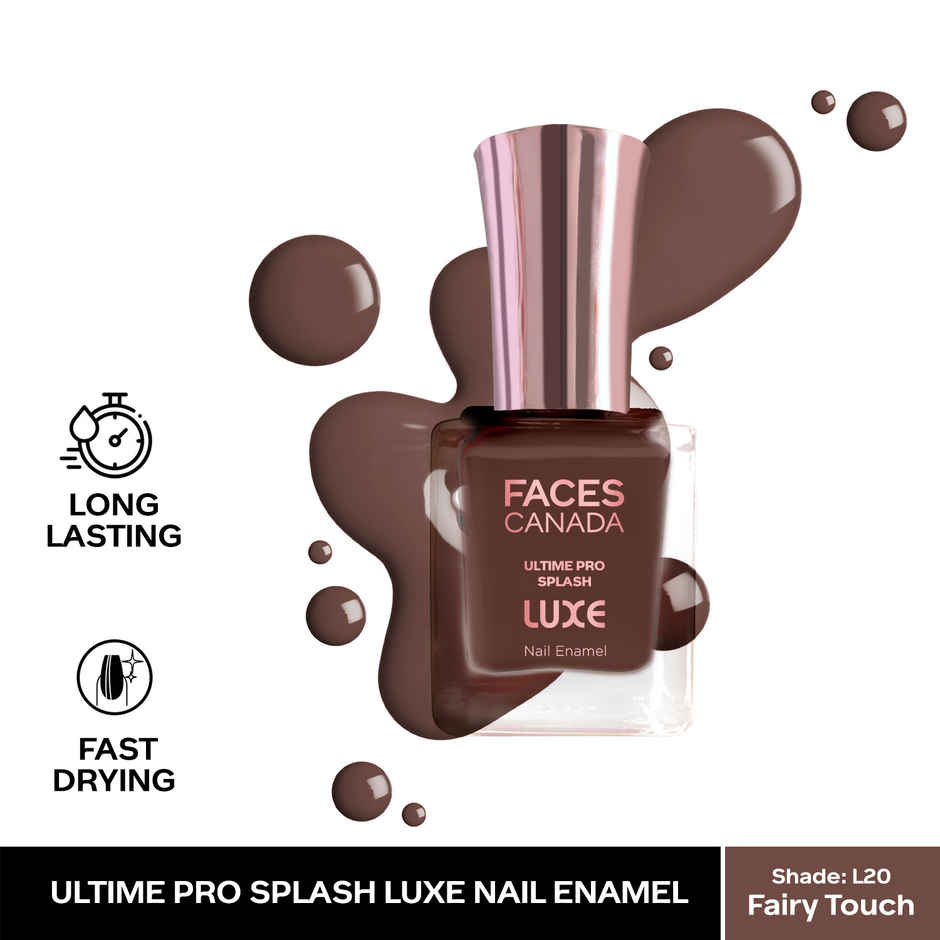 FACES CANADA Ultime Pro Splash Luxe Nail Enamel | Quick-drying | Lasting | Fairy Touch