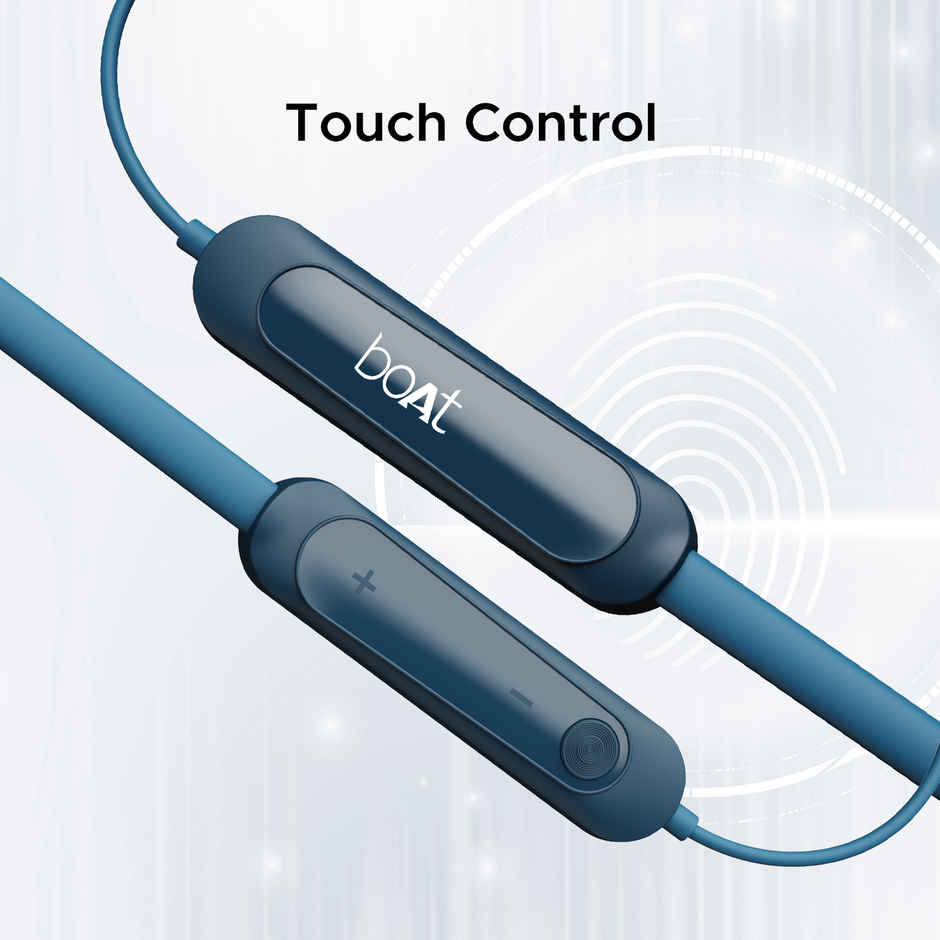 boAt Rockerz Bliss BT Neckband w/ 30H Battery, Touch Controls & BEAST Mode (Celestial Blue)