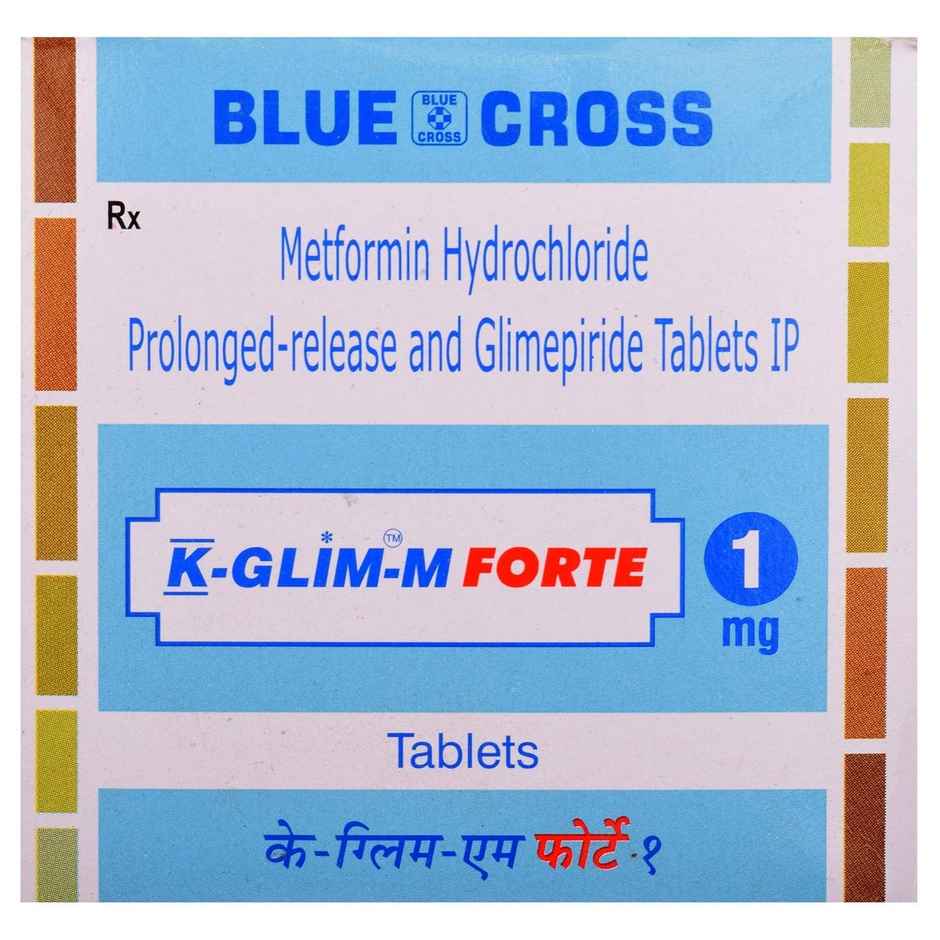 K-Glim-M Forte 1mg Tablet PR