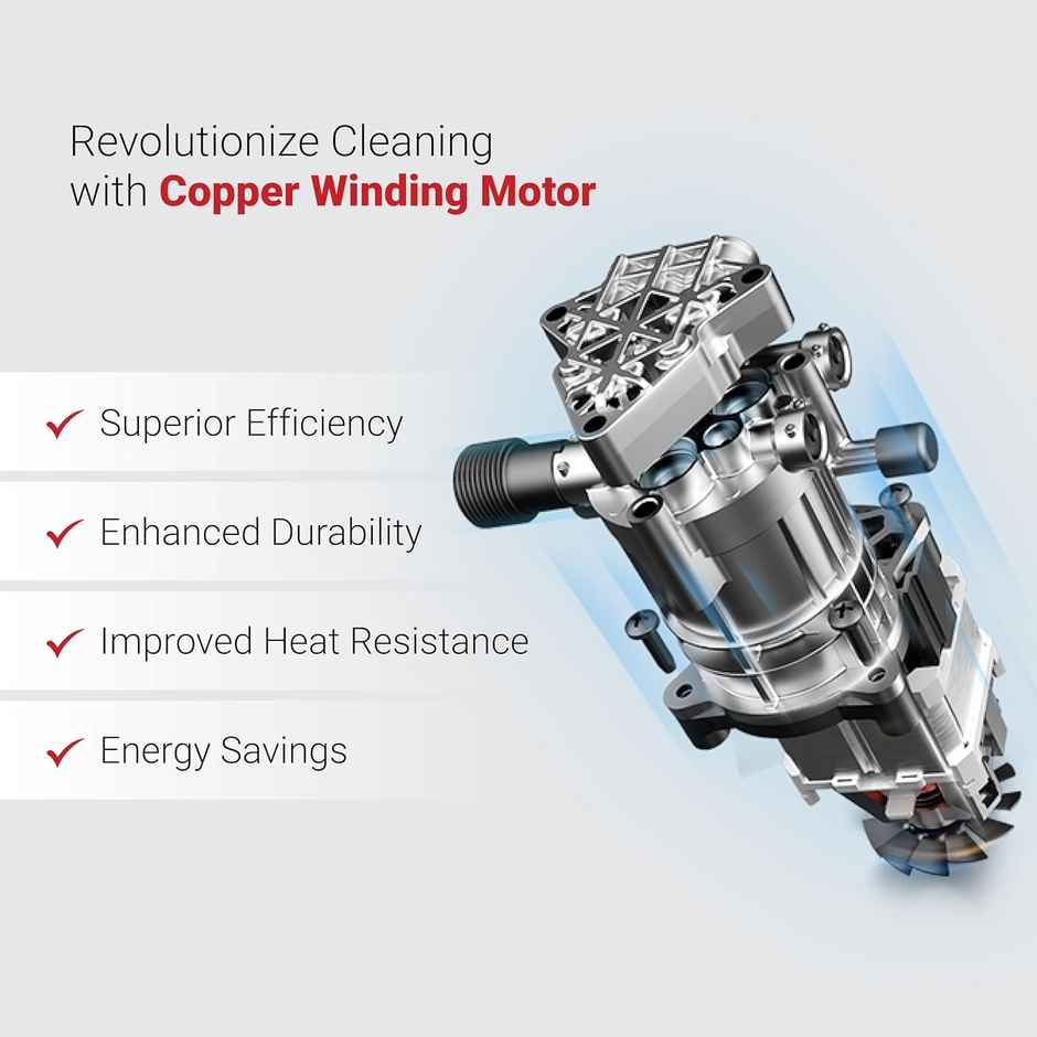 Dylect Ultra Flow Plus | 1900W | 130 Bar | 65L/Min Flow | 5m Hose | For Car, Bike & Home Cleaning