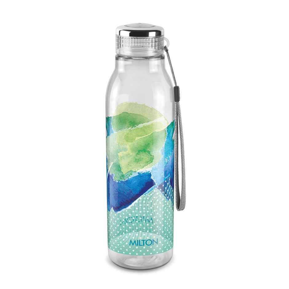 Milton Plastic Helix Water Bottles Reusable Fridge Bottle | Green | 1 L