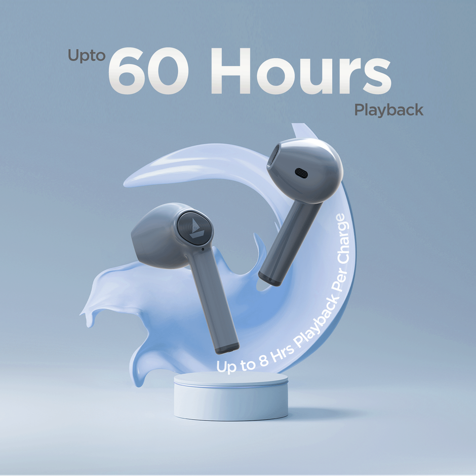 boAt Airdopes 138 TWS Earbuds with  60H Playtime, 13mm Drivers & ASAP Charge, BTv5.1 - Midnight Blue