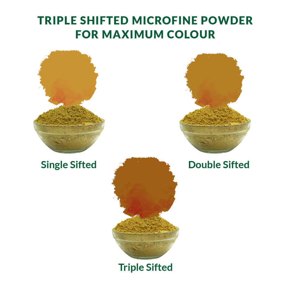 Bio Organic Natural Herbal Henna Powder by Indus Valley for Natural Hair Colour