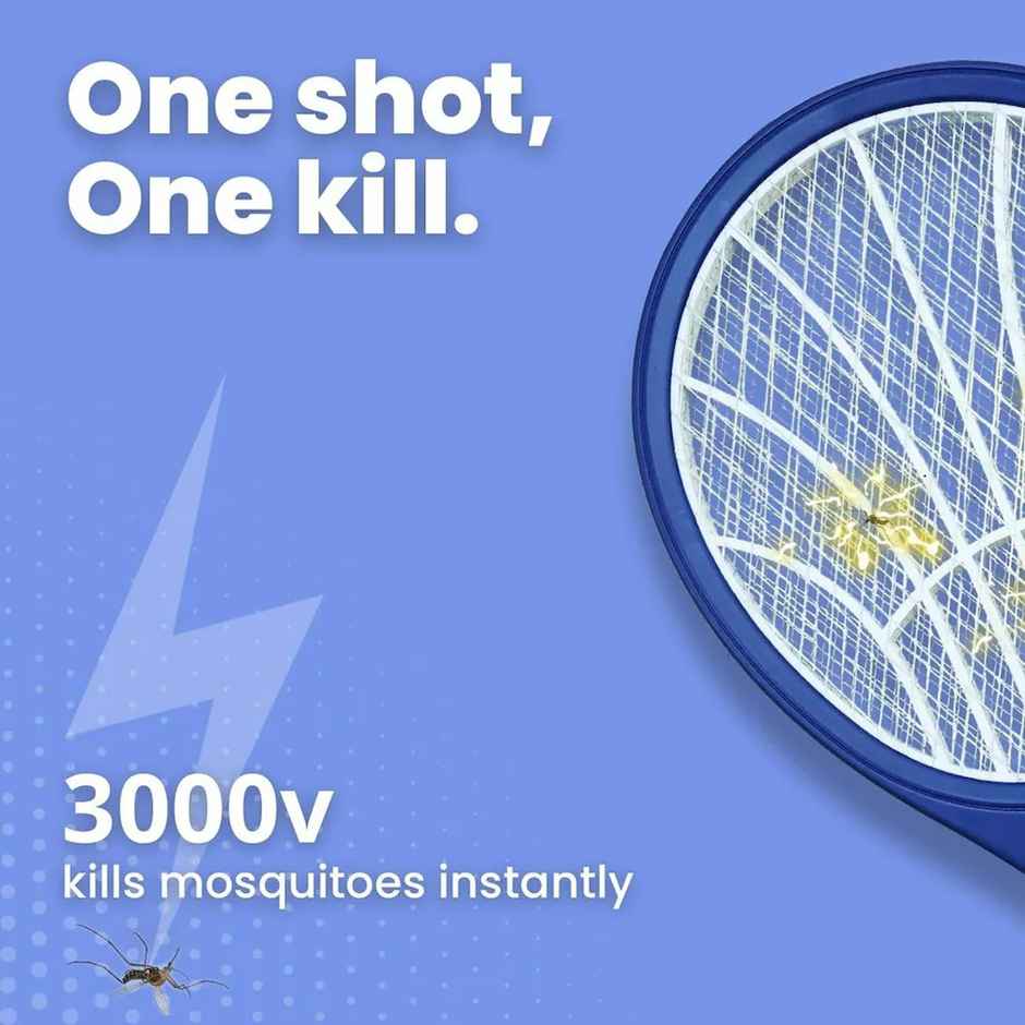 Mr. Right Rechargeable Mosquito Racket | Long Lasting Rechargeable Battery