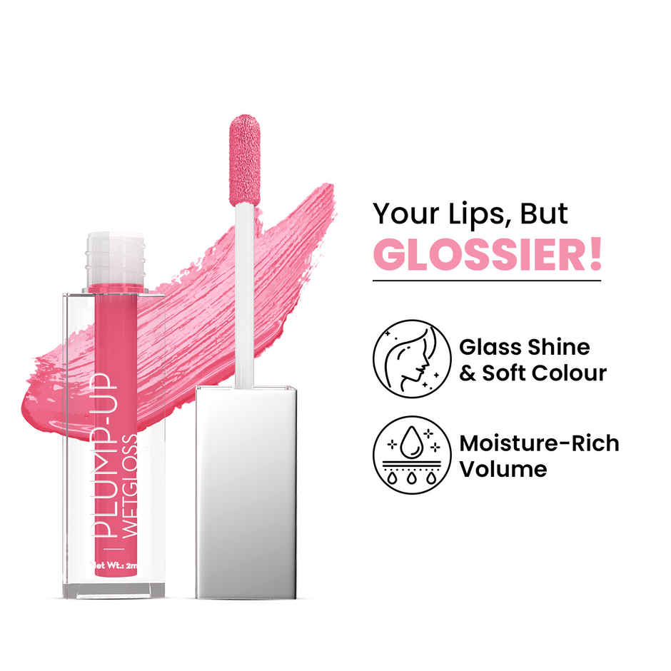 Swiss Beauty Plump Up Wet Lip Gloss For Glossy And Fuller Lips | 10 Popsicle