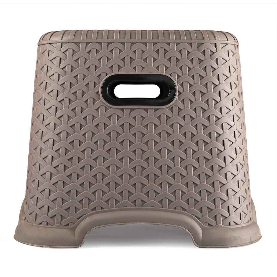 Cello Classic Perfect Posture Plastic Stool, Small, Brown Plastic Stool for Sittng Ideal for Office