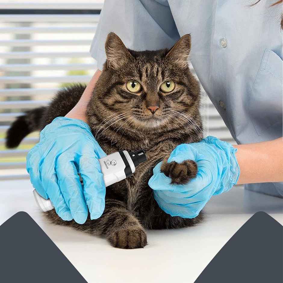 Petcrux Professional Electric Dog Nail Grinder Trimmer For Cat & Dog