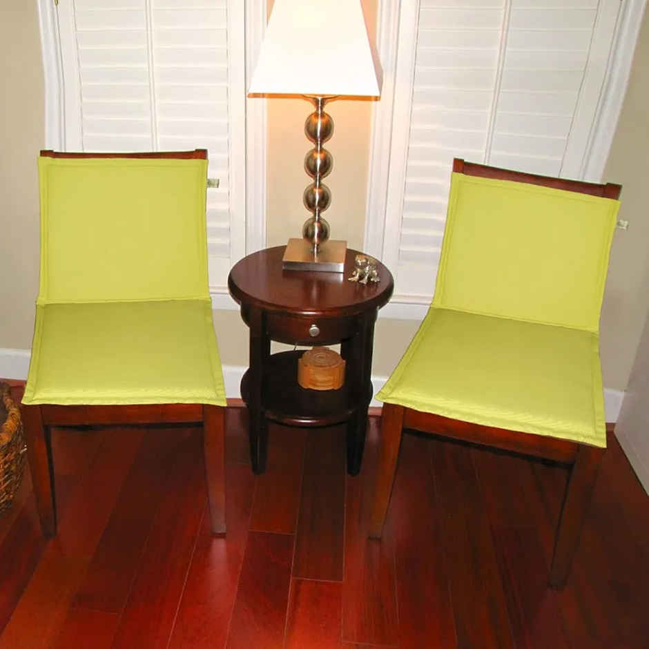 Lushomes Chair Pads - Yellow | 15 x 15 inch