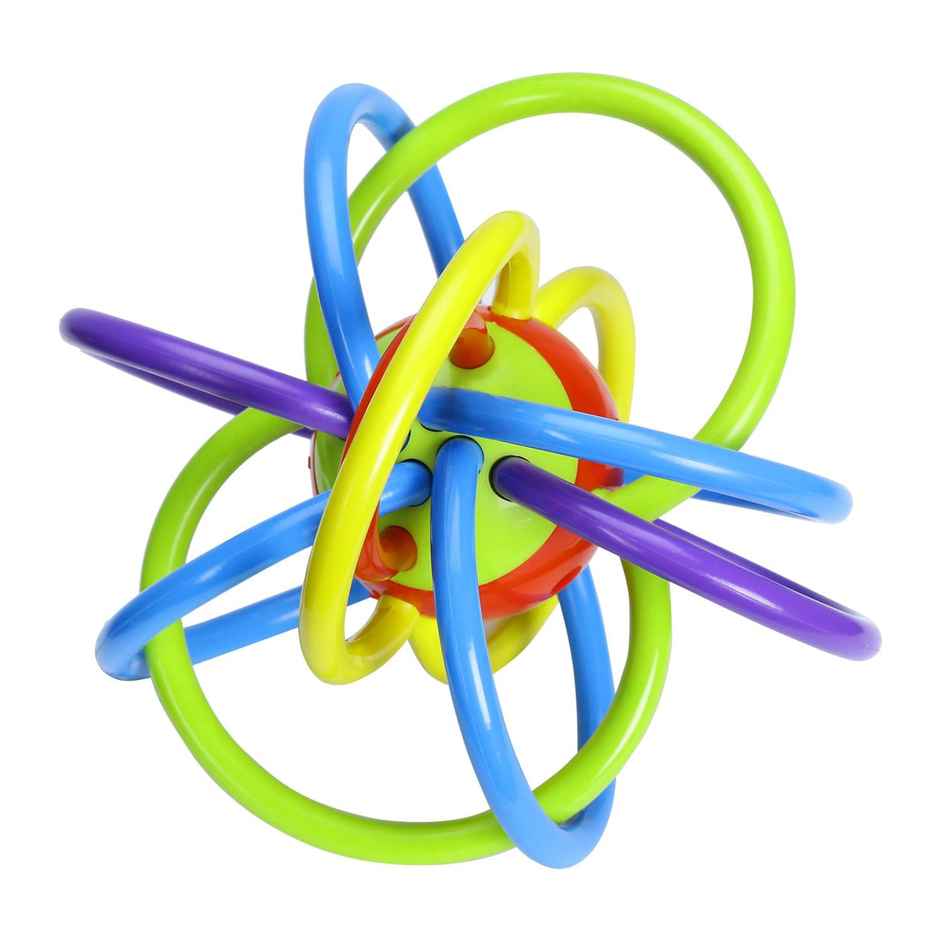 Webby Sensory Baby Teether Tube Ball Loopi Toy for New Borns