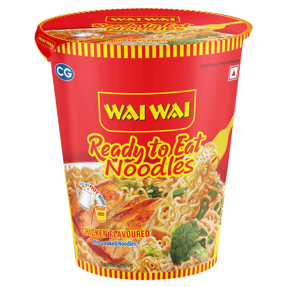 Wai Wai Ready To Eat Cup Noodles Chicken