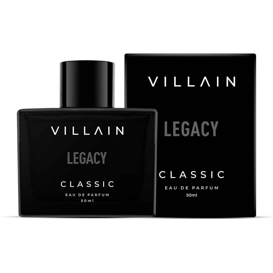 VILLAIN Legacy Classic Perfume for Men | Woody Floral EDP | Long Lasting