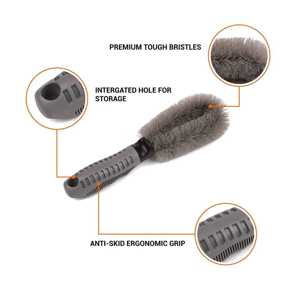 Park+ Car Tire Cleaning Brush Combo Set