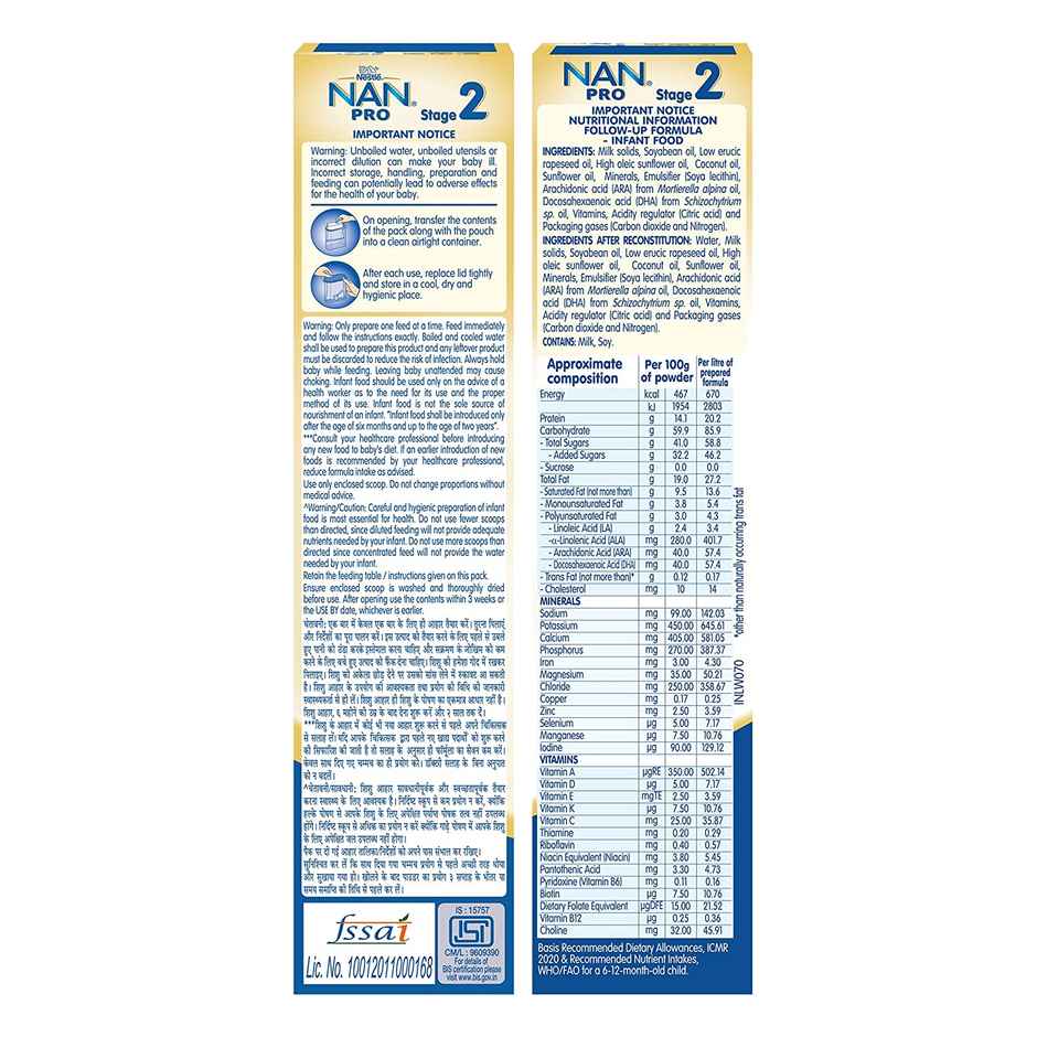 Nestle NAN PRO Stage 2 Follow-up Formula | 6 - 12 M