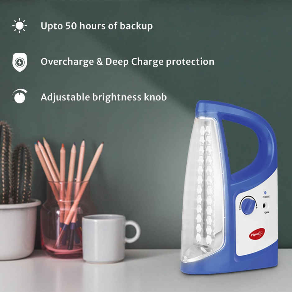 Pigeon LED Emergency Lamp - Blue | Auto On Function