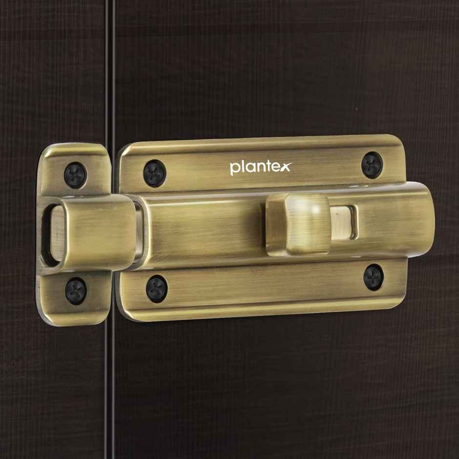 Plantex Brass Antique Heavy Duty Door Stopper - Pack of 1