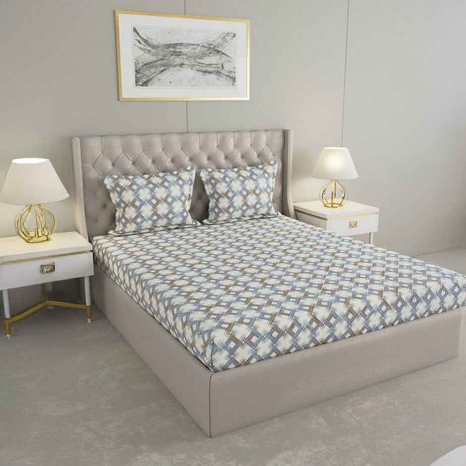 Raymond Home Hazel|014471|BF01|Double Bedsheet