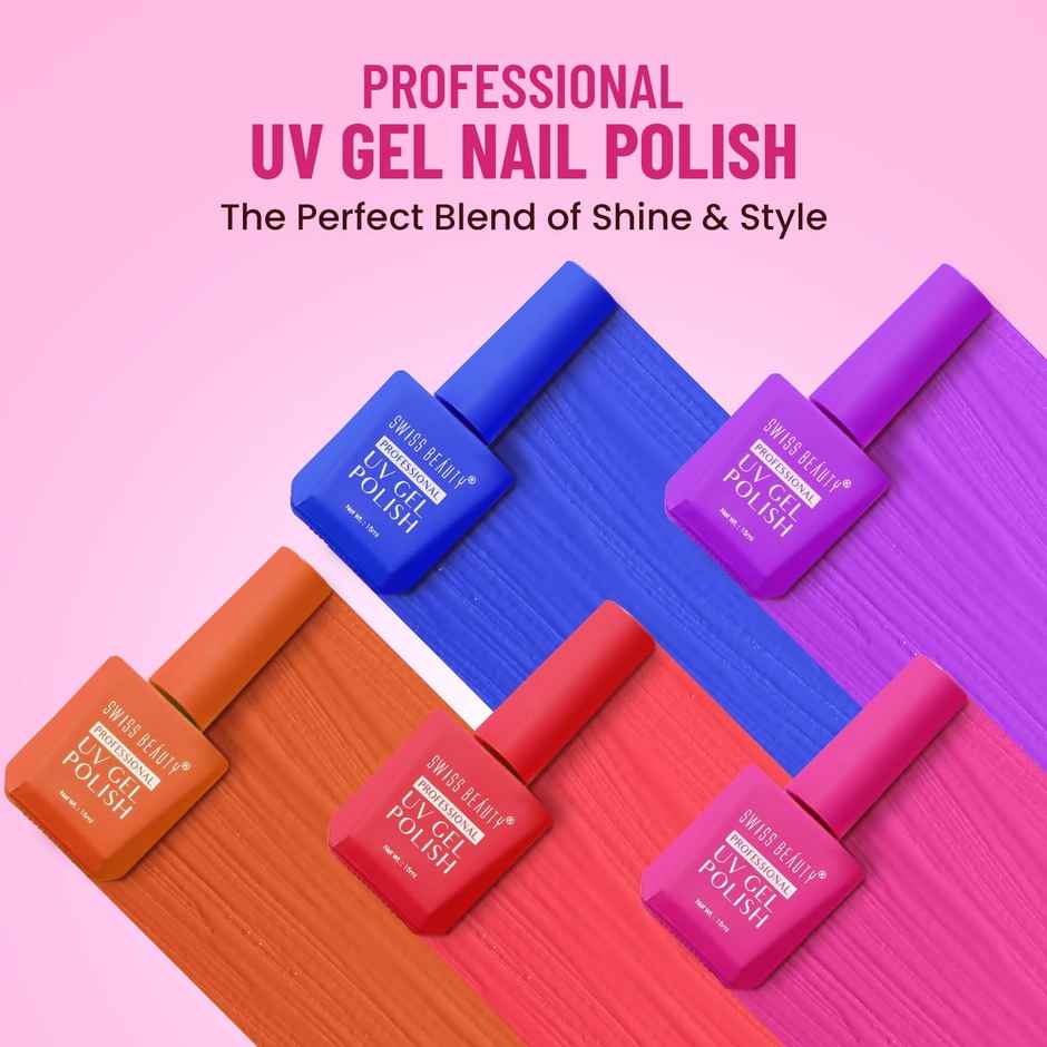 Swiss Beauty Professional Uv Gel Nail Polish | Top Coat | Long-Lasting Gloss Seal