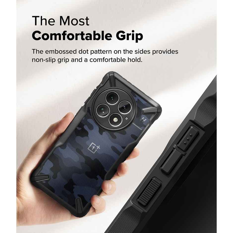 Ringke Oneplus 13 Back Cover Case | Fusion - X - Camo Black