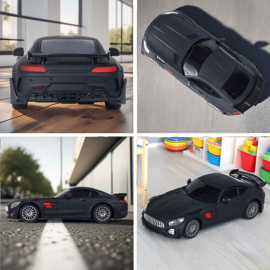 Race N Roll Hi Speed Rechargeable Remote Control Car 1:24 - Amg Black Mat