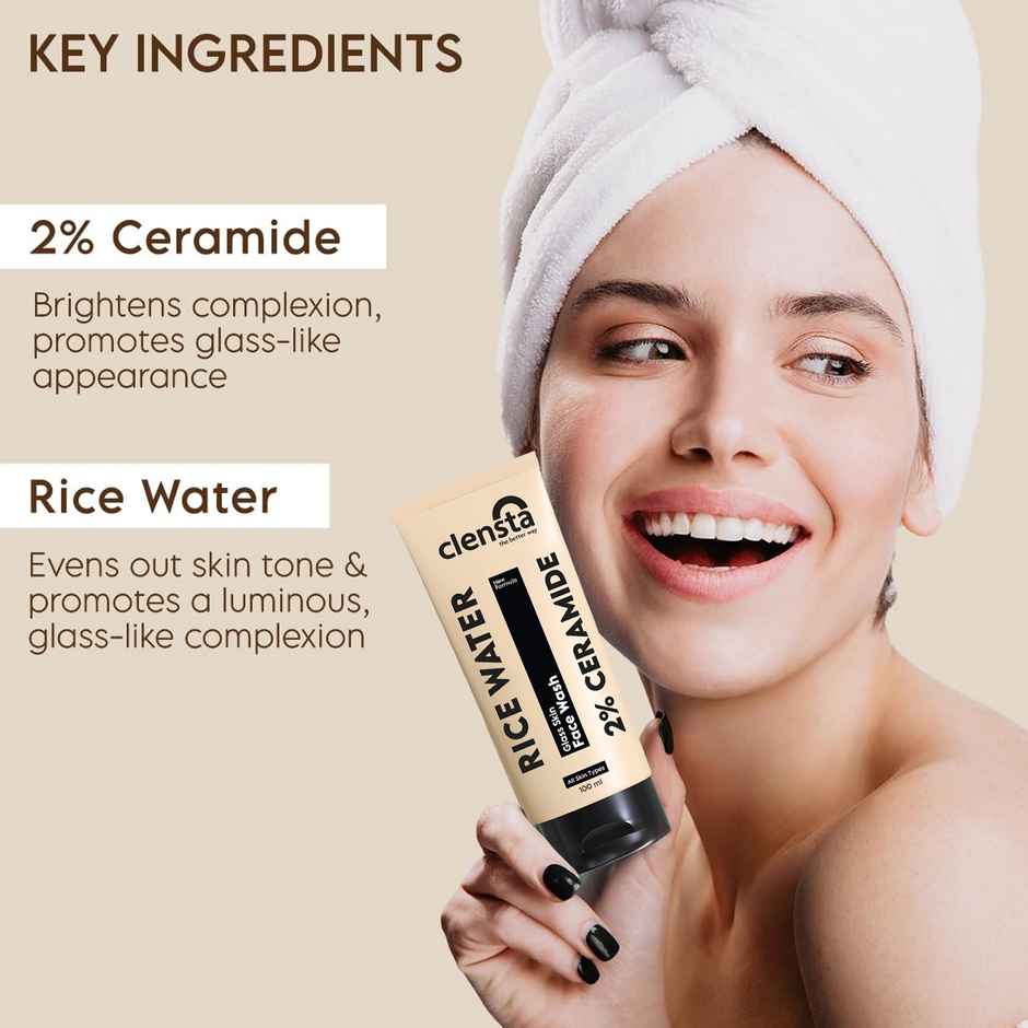 Clensta Rice Water Face Wash