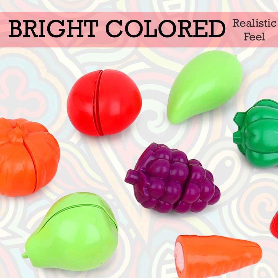 Toyzone Paradise Fruits and Vegetables - 15Pcs