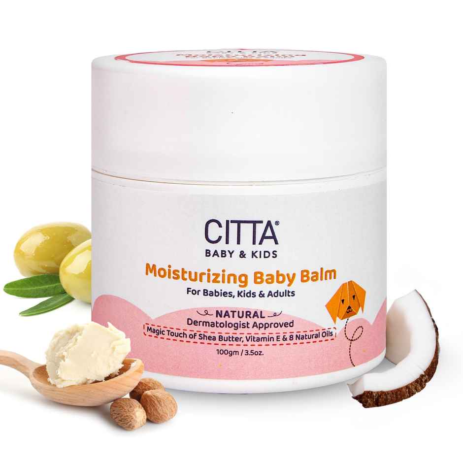 Citta Moisturizing Baby Balm For Face And Body With 8 Natural Oils & Shea Butter