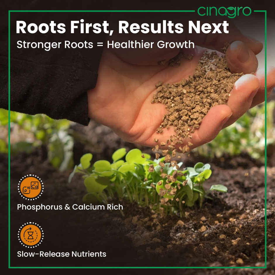 Cinagro Organic Bone Meal Plant Fertilizer - Nutrient-Rich Plant Manure