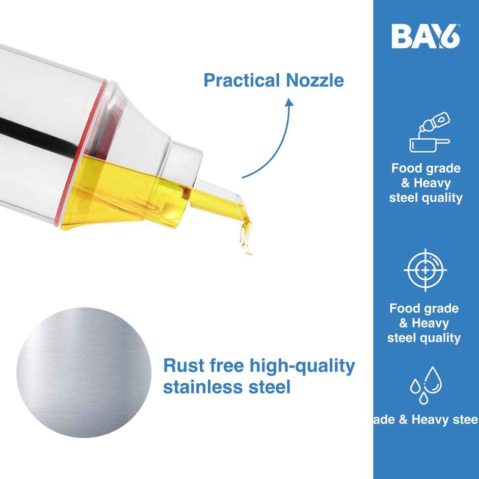 BAY6 Steel Oil Dispenser -750 ml