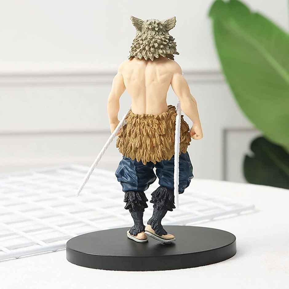 Awestuffs Inosuke Demon Slayer Action Figure Limited Edition for Car Dashboard