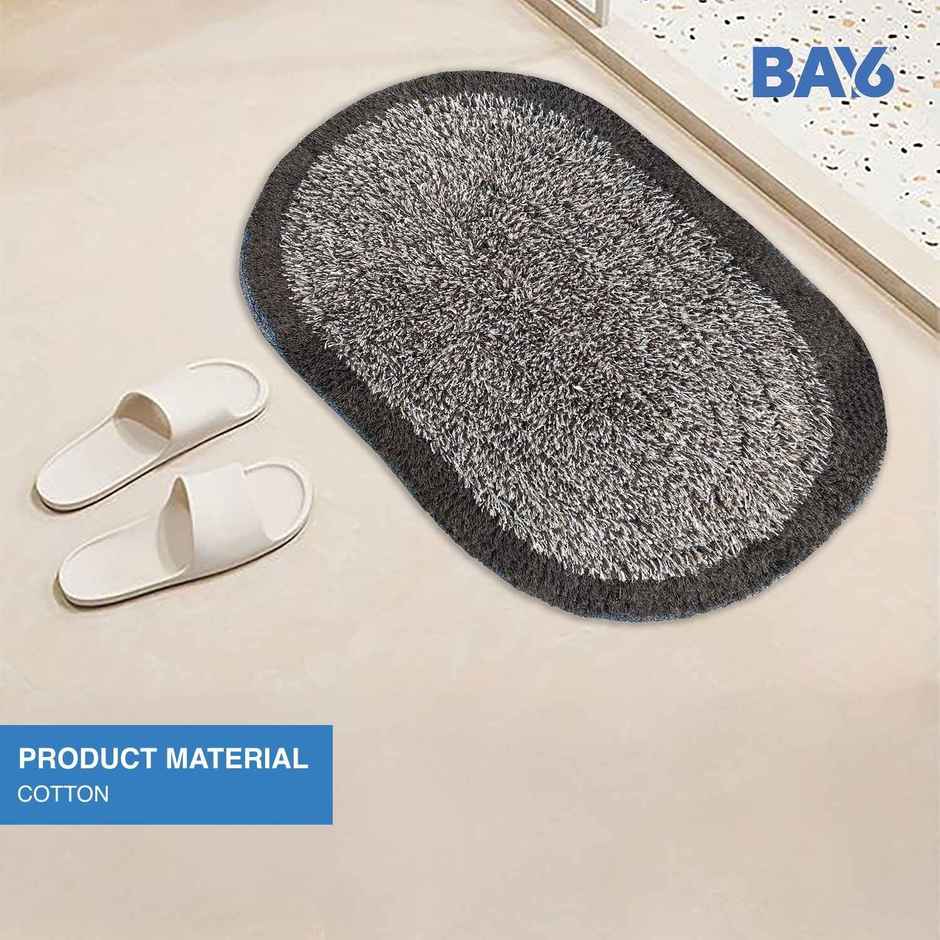 BAY6 Bae Oval Cotton Doormat Set | 40 x 60 cm - Brown