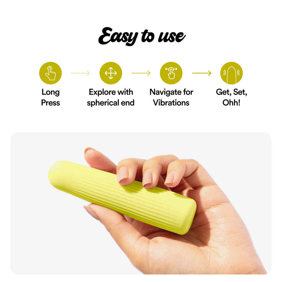 Bold Care Rush 6 Bullet Targeted Electric Rechargeable Waterproof Massager