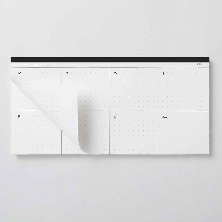 Nuovi Seven Days Pad | 205x100 mm - 52 Sheets