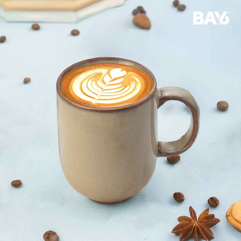 BAY6 Porcelain Coffee Mug Small Coupe 230 ml Reactive - 6 Pcs Set - Cotton
