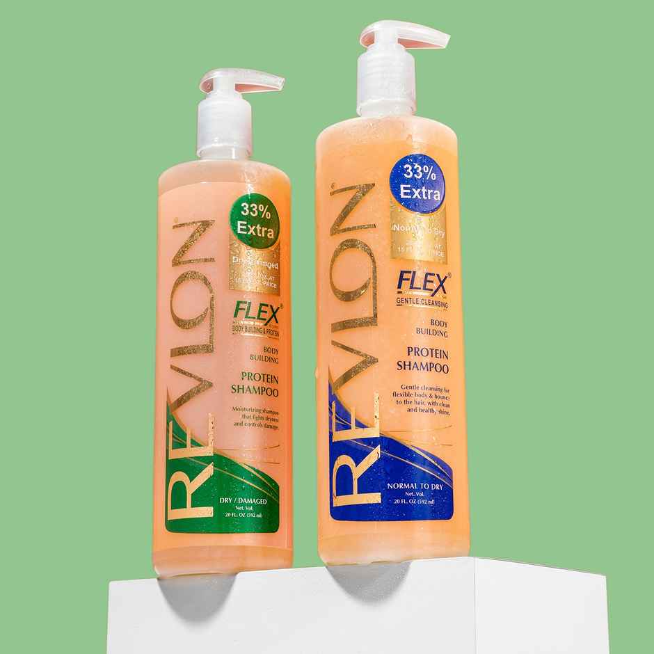 Revlon Flex Body Building Protein Shampoo - Normal To Dry