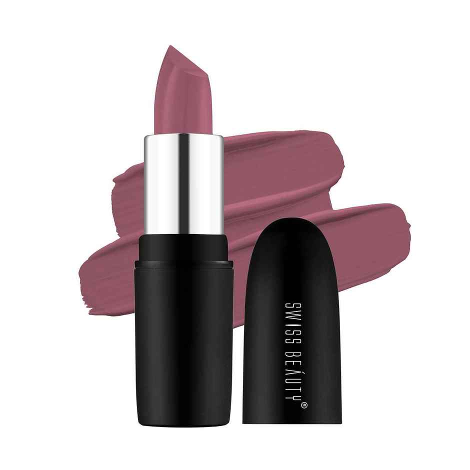 Swiss Beauty Pure Matte Lipstick | 222 Hot Nude