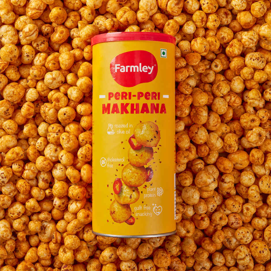 Farmley Peri Peri  Makhana Roasted In Olive Oil Healthy Snacks
