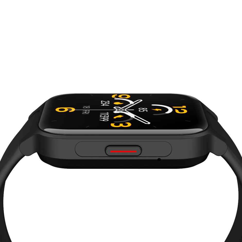 boAt Wave Magma Smartwatch | 1.96" HD Display, 100+ Sports Modes, IP68 Dust & Water Resistance | BT Calling - Charcoal Black