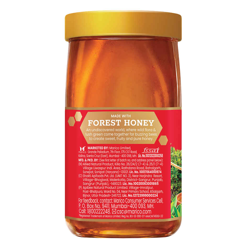 Saffola Honey Active, Made with Forest Honey, Pure Honey, No sugar adulteration