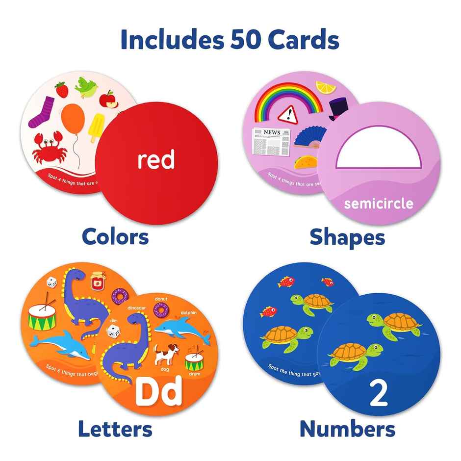 Skillmatics Flash Cards For Toddlers - Spot & Learn