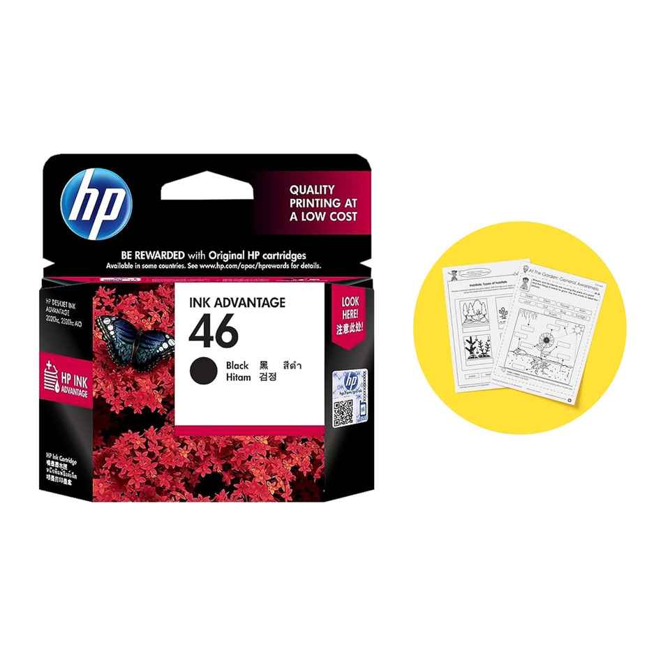 HP 46 Black Ink Cartridge