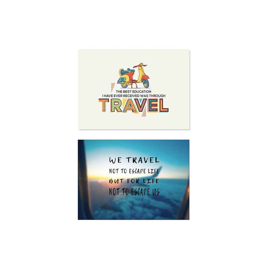 Paper Plane Design Wall Posters For Office Decor | Set of 10 | Size | 12 Inch x 18 Inch | D12