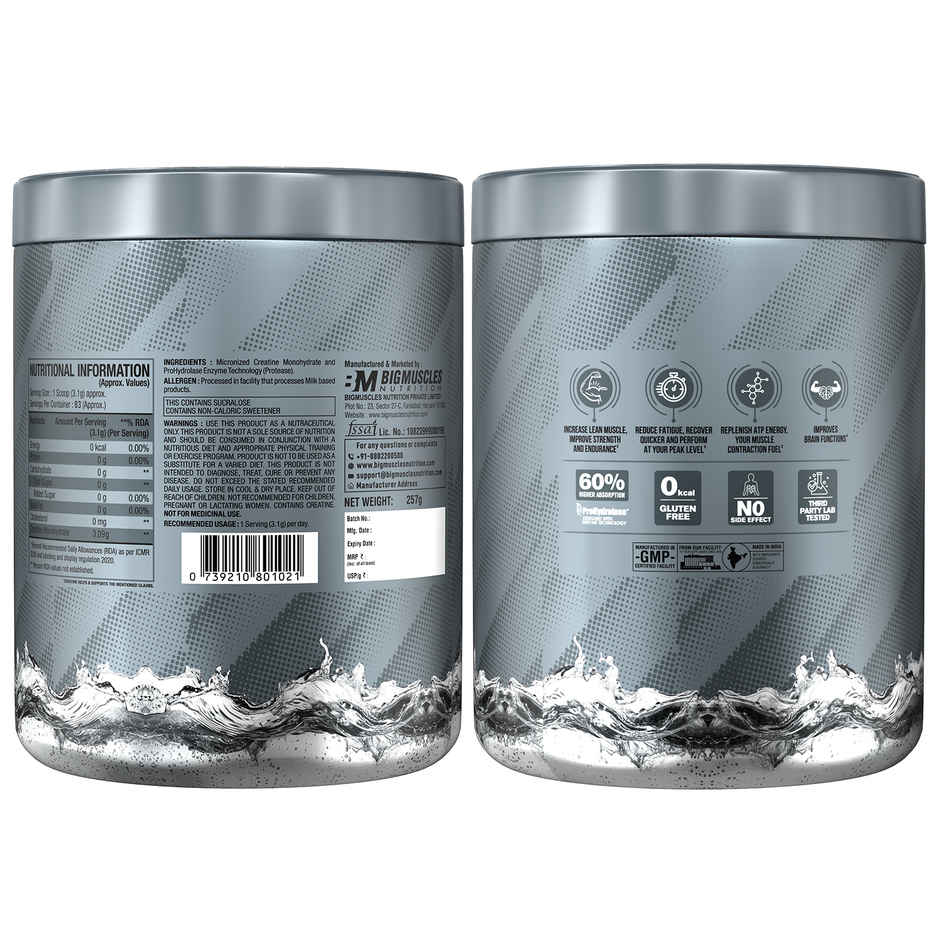 Bigmuscles Nutrition Creatine Unflavoured