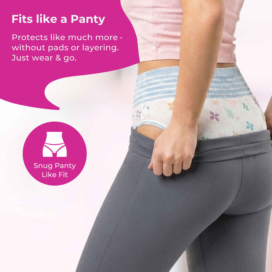 i-activ Period Panty For Girls & Women | M-L | Disposable Period Panties For Women
